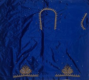 Royal Blue work blouse piece