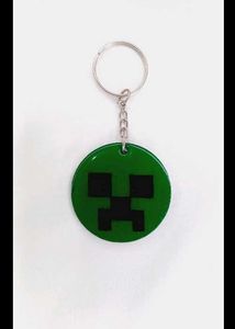 Minecraft Creeper Keychain