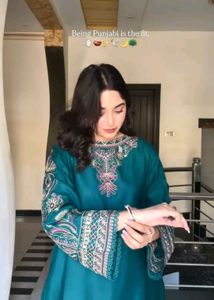 New Stayle Panjabi Dress full Embroidery work Dres