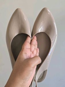 Nude Slingback Flats