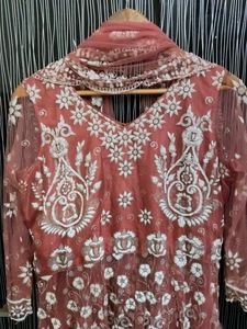 Lahanga Skirt With Stylish Long Kurti Top