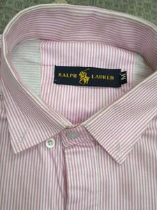 Ralph Lauren Striped Shirt Medium Size