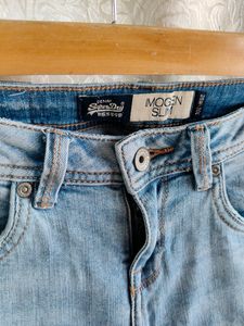 Skinny Ribbed Jeans
