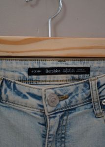 Light Wash Denim Shorts