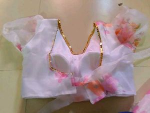 Floral Organza Saree