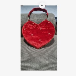Velvet Heart Party Bag