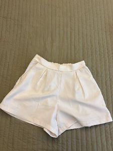 White Casual Shorts and Blazer top CO ORD S