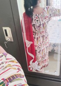 Ethnic Printed Afgani Suit