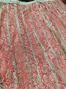 Peach Colour Endo western Lehnga