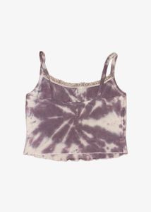purple tie dye top