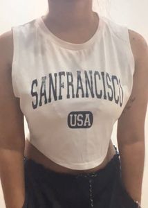 Urbanic White Cotton Tank Top