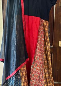 Dress with Dupatta And Pant