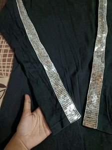 Black Glittery Body Cone Dress 🖤🔥