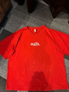 Red "ugh." Graphic Tee
