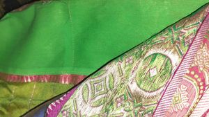 Green Pattu Type Saree