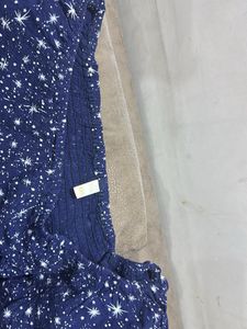 Starry Night Blue Girlish Top