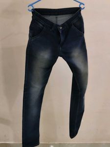 Dark Wash Denim Jeans (Blue)