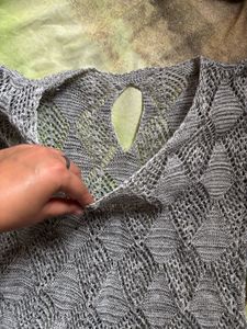 Gray Knit Sweater