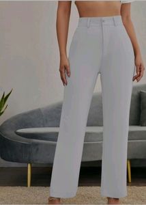 Classic White Bell Bottom Trouser 🤍