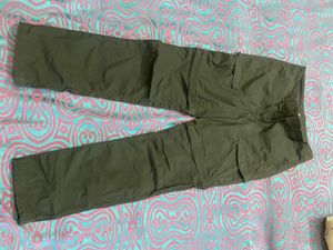 Olive Green Cargo Pants