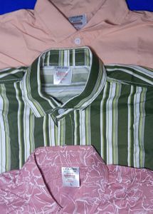 Men Shirts Full Sleeve With Pocket .Combo Of Three