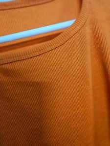 Cute Sun Orange Crop Top
