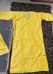Semi Stitched Gota Patti Suit Set