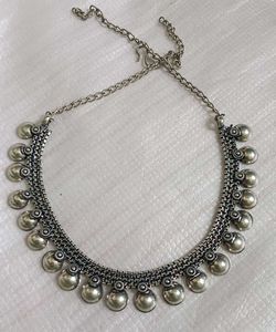 Silver😍Oxidised Jwellery Set