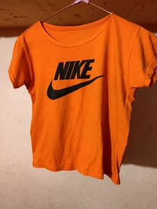 Nike Orange Graphic Tee