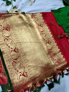Pure Kanchi Silk Saree ♥️🍒