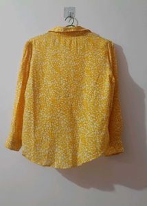 Yellow Printed Top