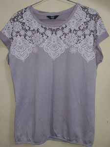 Lilac Floral Lace Top