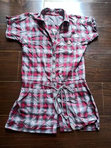 My Pepe Jeans Shirt Red Checks Trendy Look