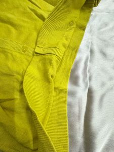 Neon Yellow Cardigan