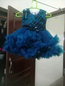 Cute Blue Party Dress