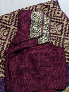 Beautiful Saree With Blouse