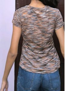 Patterned Fitted Tee