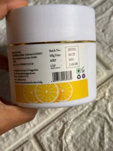 Glamroot Lemon De-Tan Cream Pack – 5% Vitamin C (1