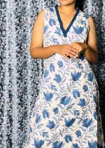 Floral Print Kurta