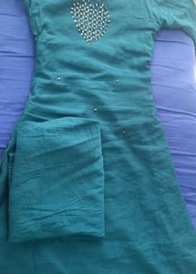 Combo Elegant Kurta &amp; Pant Set with double layer f