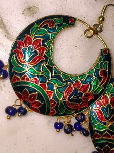 Enamel Floral Earrings