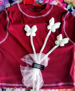 ✨Girl Crop Top (Maroon)✨