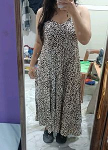 Leopard Print Maxi Dress
