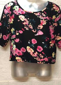 Tops &amp; Bikinis For Rs.99 Only/ Floral Crop Top