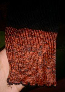 Elegant Two-Tone Knit Cardigan