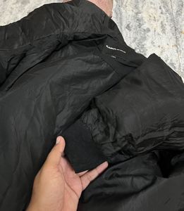 Black Cropped Puffer Jacket