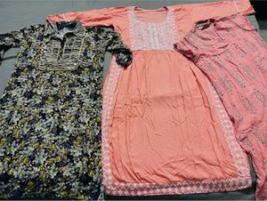 Pure Cotton Kurti Combo