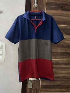 Color Block Polo Shirt