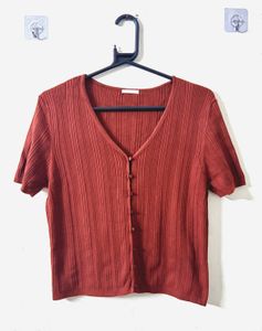 Rust Knit Top (used Once)
