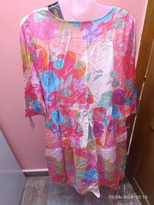 Xxl New U Floral Print Kurta/ Dress